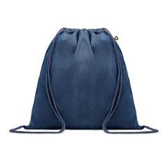 Sac à cordon de serrage en denim recyclé Stecha