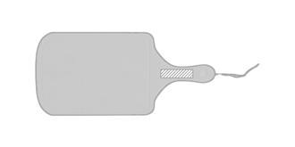 Planche de service en bambou Dikera - Impression sur poignée