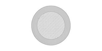 Bougeoir rond avec bougie parfumée Peryga - Marquage Recto