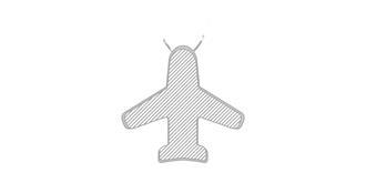 Attache plate réfléchissante en TPU avion Vontark - Marquage Recto