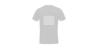 T-shirt bio manches courtes homme Embing - Marquage Verso