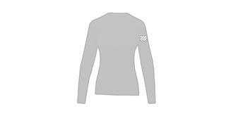 T-shirt bio manches longues femme Ponokias - Marquage manche gauche