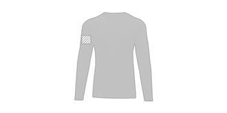 T-shirt bio manches longues homme Ponokios - Marquage manche droite