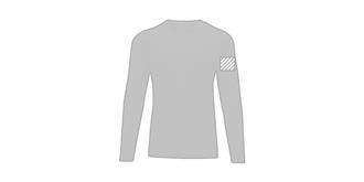 T-shirt bio manches longues homme Ponokios - Marquage manche gauche