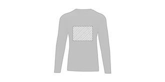 T-shirt bio manches longues homme Ponokios - Marquage Recto