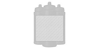 Bouteille de sport 750ml couvercle sport Baseline - Marquage autour