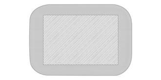 Boîte à lunch de 600ml en acier inoxydable Daryna - impression sur couvercle