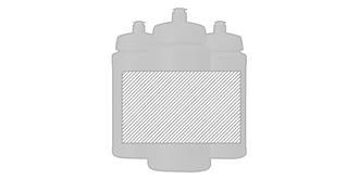 Gourde de sport 500ml couvercle sport Wasanni - Marquage autour