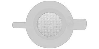 Théière en verre de 850ml avec couvercle Govye - impression sur couvercle