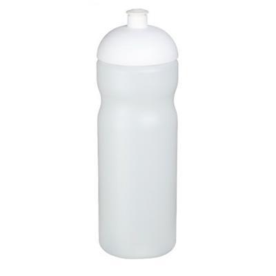 Bouteille 650ml baseline couvercle dôme Kirola Blanc / Transparent