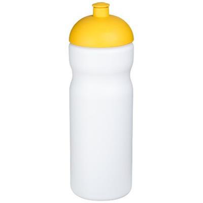 Bouteille 650ml baseline couvercle dôme Kirola Jaune / Blanc
