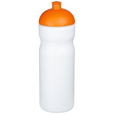 Bouteille 650ml baseline couvercle dôme Kirola Orange / Blanc