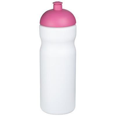 Bouteille 650ml baseline couvercle dôme Kirola Rose / Blanc