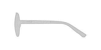 Lunettes de soleil en bambou Honiora - Marquage branche gauche