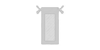 Lunettes de soleil en bambou Honiora - Marquage Recto