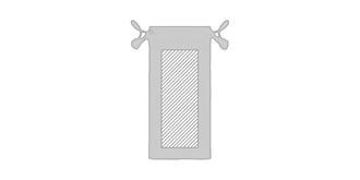 Lunettes de soleil en bambou Honiora - Marquage Verso