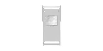 Chaise de plage en bois confortable Chairy - Marquage Recto