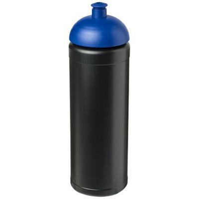Bouteille baseline 750ml couvercle dôme Fahrrad Bleu / Noir