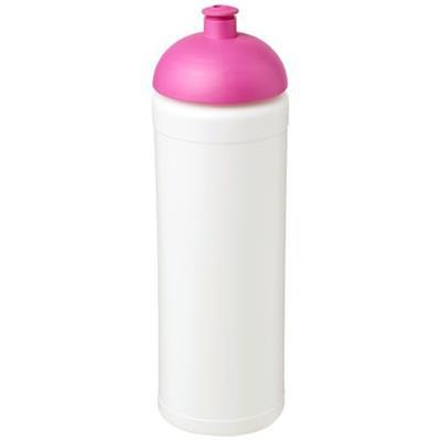Bouteille baseline 750ml couvercle dôme Fahrrad Rose / Blanc