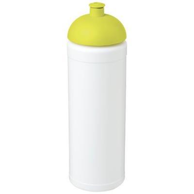 Bouteille baseline 750ml couvercle dôme Fahrrad Vert citron / Blanc