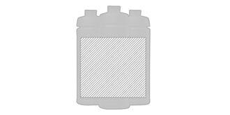 Bouteille sport plastique grip 750ml Runden - Marquage autour