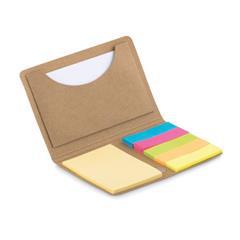 OBG PUB - Set memo et porte-cartes en papier kraft Foldura