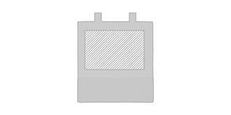 Sac à provisions original aspect écologique Loeta - Marquage Recto