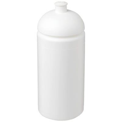 Bouteille sport simple paroi 500ml Cupula Blanc
