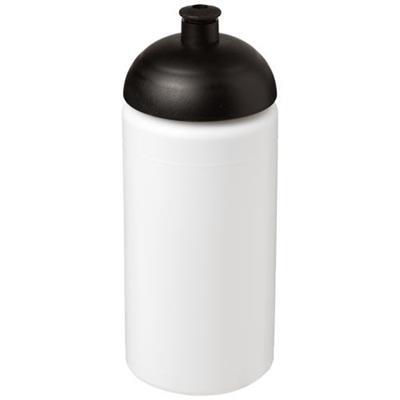 Bouteille sport simple paroi 500ml Cupula Noir / Blanc