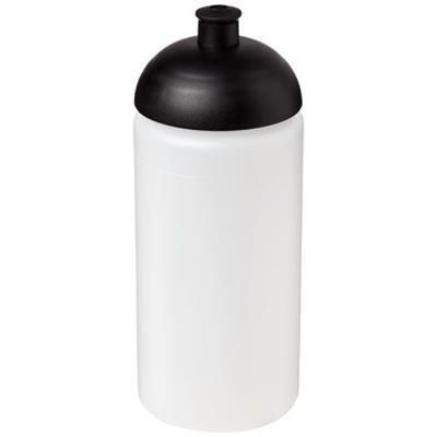 Bouteille sport simple paroi 500ml Cupula Noir / Transparent