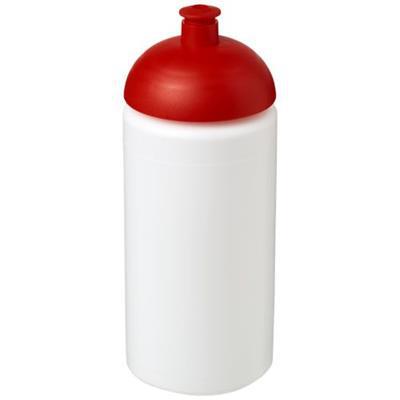 Bouteille sport simple paroi 500ml Cupula Rouge / Blanc