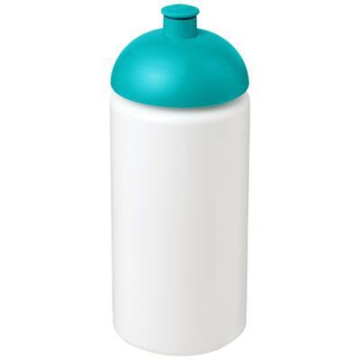 Bouteille sport simple paroi 500ml Cupula Turquoise / Blanc