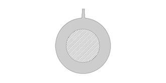 Chargeur sans fil magnétique en ABS Flaman - Impression Bas