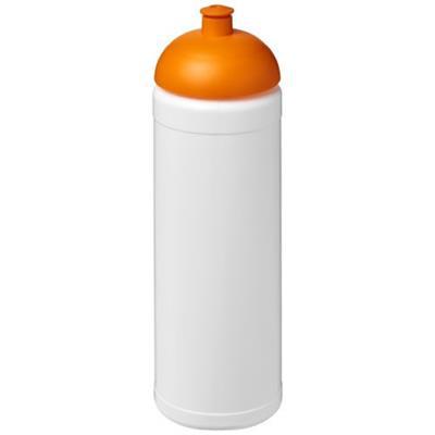 Bouteille de sport plastique 750ml Kupolas Orange / Blanc
