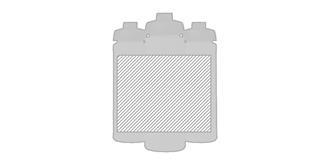 Bouteille Baseline 750ml couvercle clapet Falda - Marquage autour