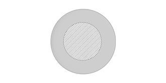 Sablier de douche de 4 minutes avec ventouse Klao - Impression Haut