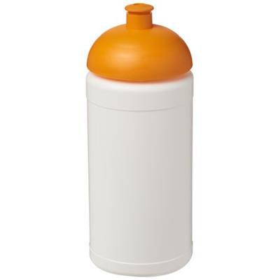 Bouteille sport Baseline couvercle dôme Hazme Orange / Blanc