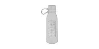 Bouteille en RPET 780ml pratique Iceber - Marquage Verso