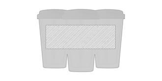 Verre en borosilicate 350ml Bieloto - Marquage autour