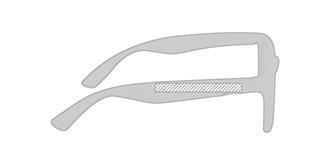 Lunettes de soleil avec monture effet bois Wudie - Marquage branche droite