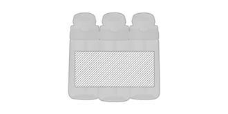 Bouteille en Tritan™ sans BPA Shirku - Marquage autour