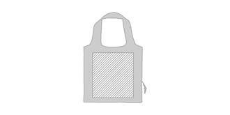 Sac shopping pliable en polyester 210D Frezua - Marquage Recto