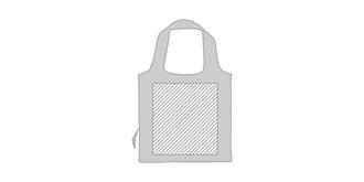 Sac shopping pliable en polyester 210D Frezua - Marquage Verso