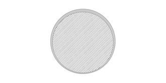 Set de couture dans une boîte ronde Zaitra - Marquage Recto