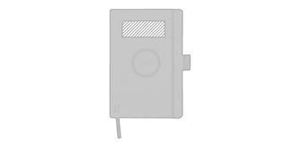 Carnet A5 et chargeur avec couverture rigide Allin - Impression Haut