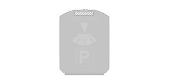 Disque de stationnement en plastique PS Funoka - Marquage Recto