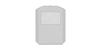 Disque de stationnement en plastique PS Funoka - Marquage Verso