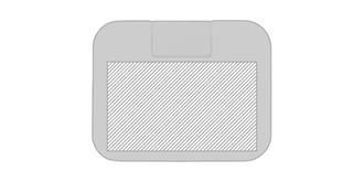 Hub avec 4 ports USB en plastique ABS Broma - Marquage Recto