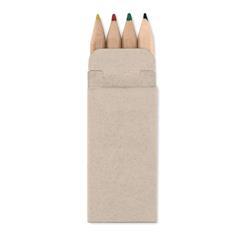 OBG PUB - Set de 4 crayon de couleur en bois Topesa