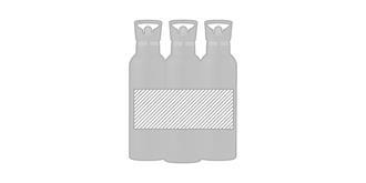 Gourde à double paroi de 700ml en acier Takso - Marquage autour